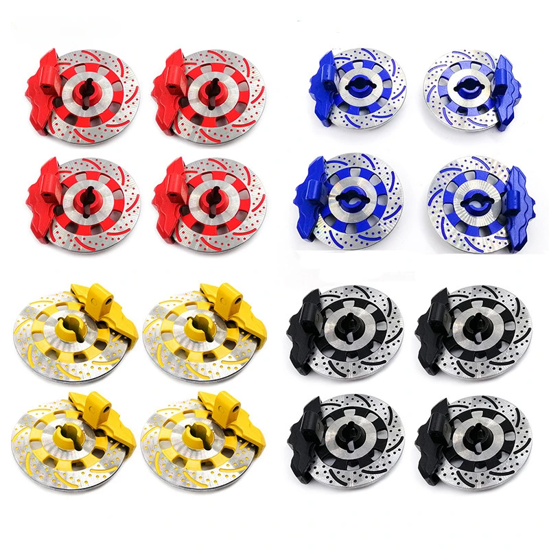 4PCS Aluminium Alloy Mental Brake Disc Drive Hub for 1/7 Traxxas Unlimited Desert Racer UDR 8569 RC Car Accessories