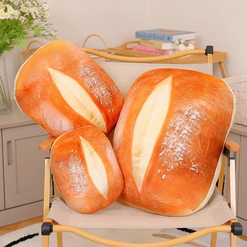 

Simulation Cream Bread Anime Plush 25cm 35cm 50cm Soft Stuffed Animal Toy Perfect for Christmas Thanksgiving Gifts