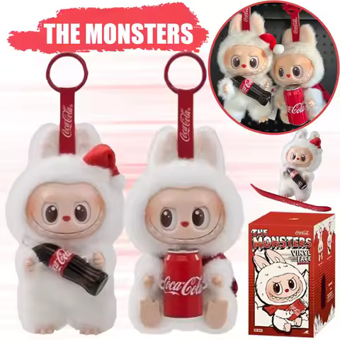 Neue Labub Cola Serie Vinyl Plüsch Anhänger Macaron Dritte Generation Blind Box Kinder Spielzeug Sammlung Geschenk Geburtstag Geschenk