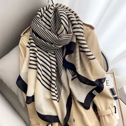 180x80cm Women Solid Color Cotton Linen Long Large Scarf Shawl Neckband Headscarf Headband Sun Protection Beach Towel Cover Ups