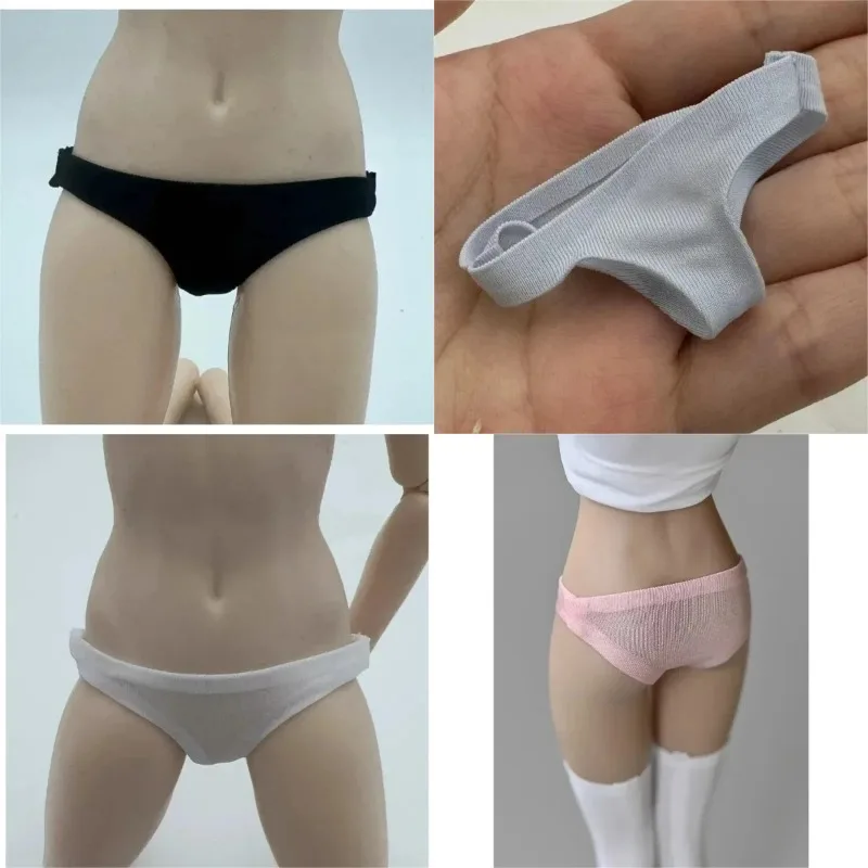 Celana Dalam Mulus Tentara Wanita Skala 1/6 Model Pakaian Dalam Lima Warna untuk Figur Aksi 12 "Aksesori Tubuh Ph Tbl