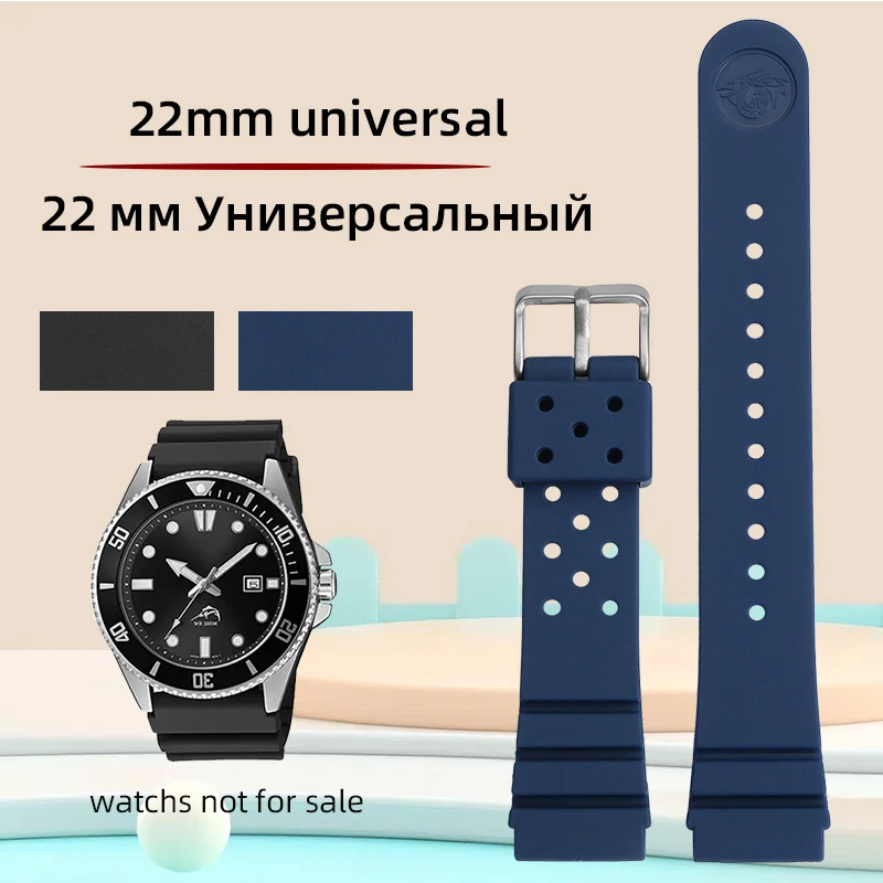 For Casio Diving Watch Marlin Swordfish Duro MDV-106 MTP-VD01 MDV-107 efr-303l Series Silicone Strap 22mm Water Proof Watchband