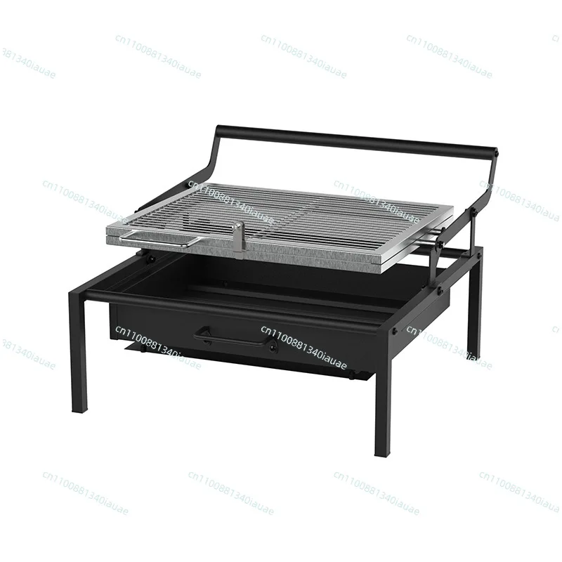 

Small Flip Stainless Steel Grill Rotary Anti-rust Portable Folding Grill