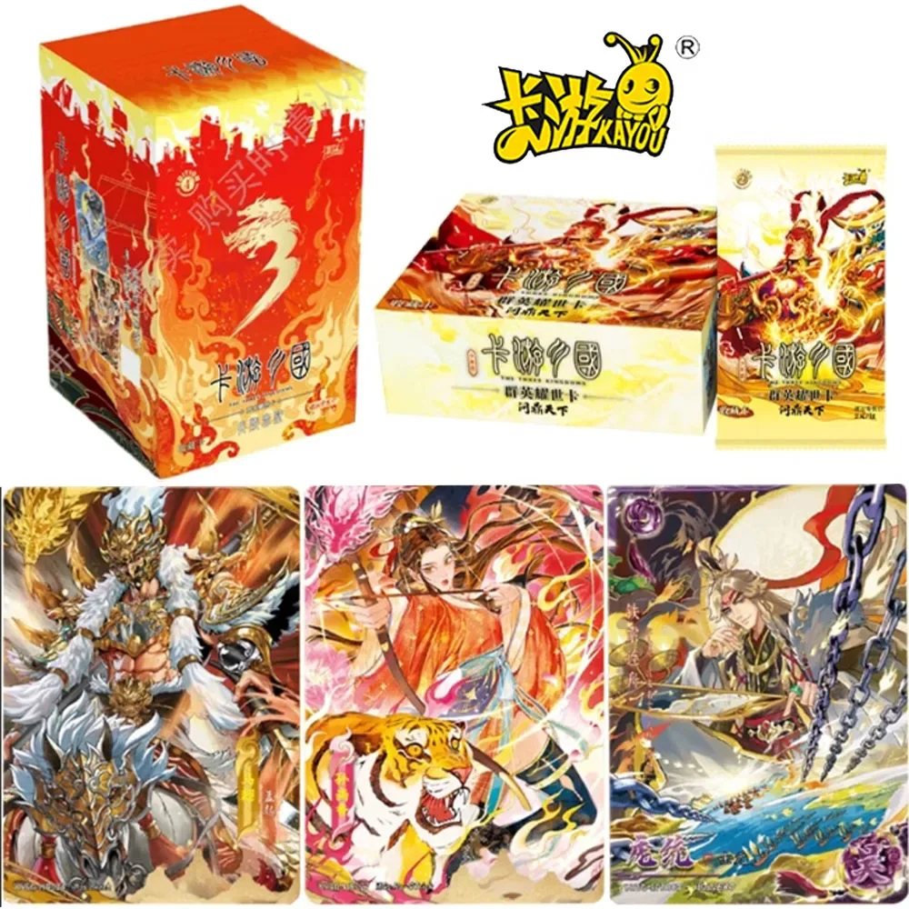 

KAYOU Three Kingdoms Card Burning Red Cliff Heroes Shining Card Genuine Collection Card Toys Gifts