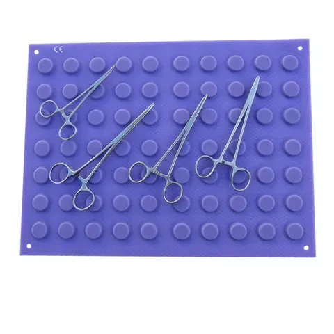 New Arrivals Blue Surgical Magnetics Mat /Pad for Surgical Instruments Top Ranked Instrument Trays Magnetics Mat