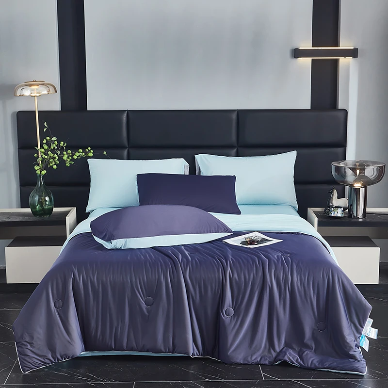 

Summer Cooling Blanket, Breathable Lightweight Thin Quilt/Comforter for Hot Sleeper Soft for Home Summer,Solid Color