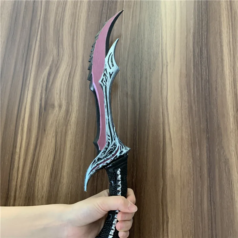 Halloween Cosplay Anti Mage Scythe of Vyse Elf Weapon 1:1 Beast Sickle Movie Game Anime Cos Role Play Gift Safety PU 50cm