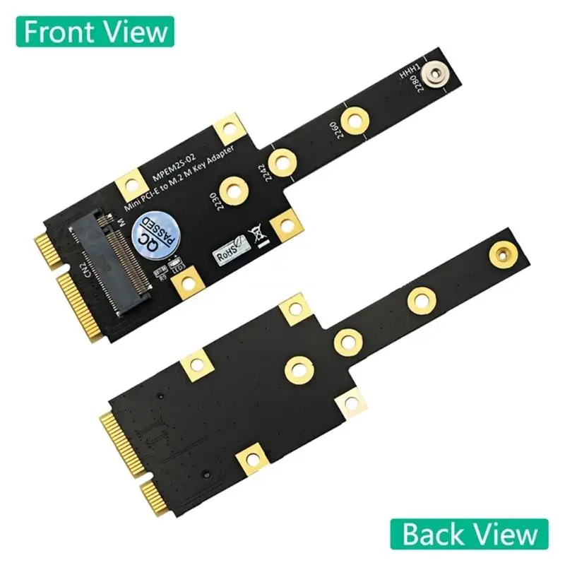 Placa expansão portátil mini pciexpress mini pcie para nvme ssd conversor risers adaptador cartão conversor suporte 2230