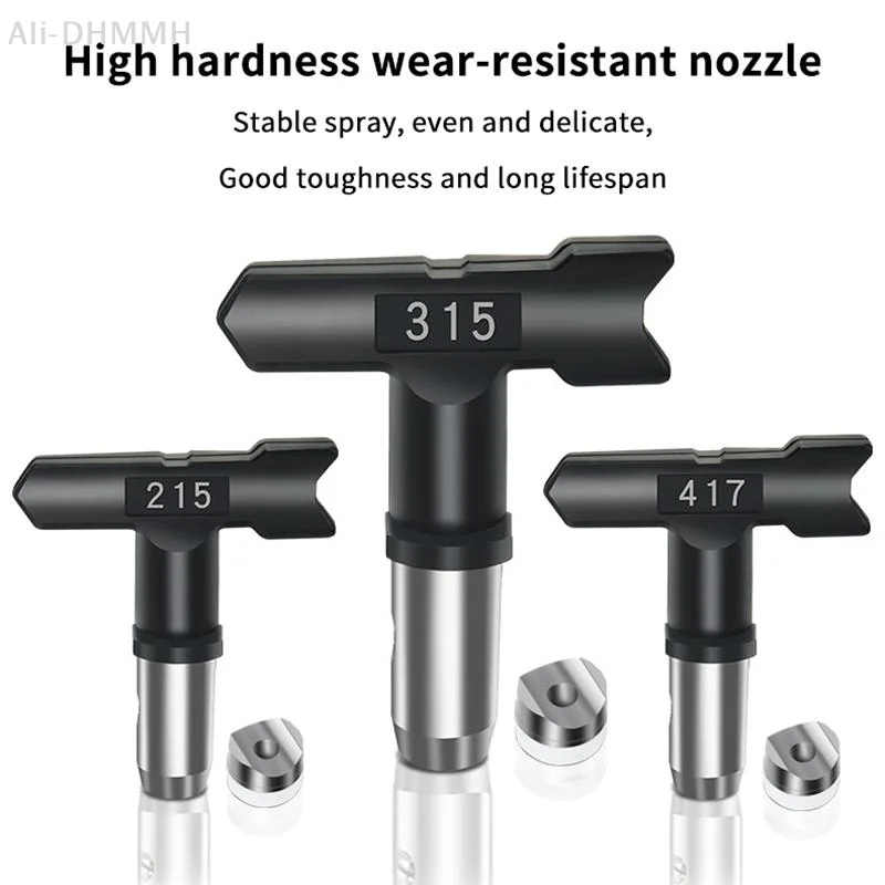 ZLinKJ Airless Spray Nozzles for Paint Spray Guns Long Lasting Reusable Tip High Performance for Furniture Automotive Coating