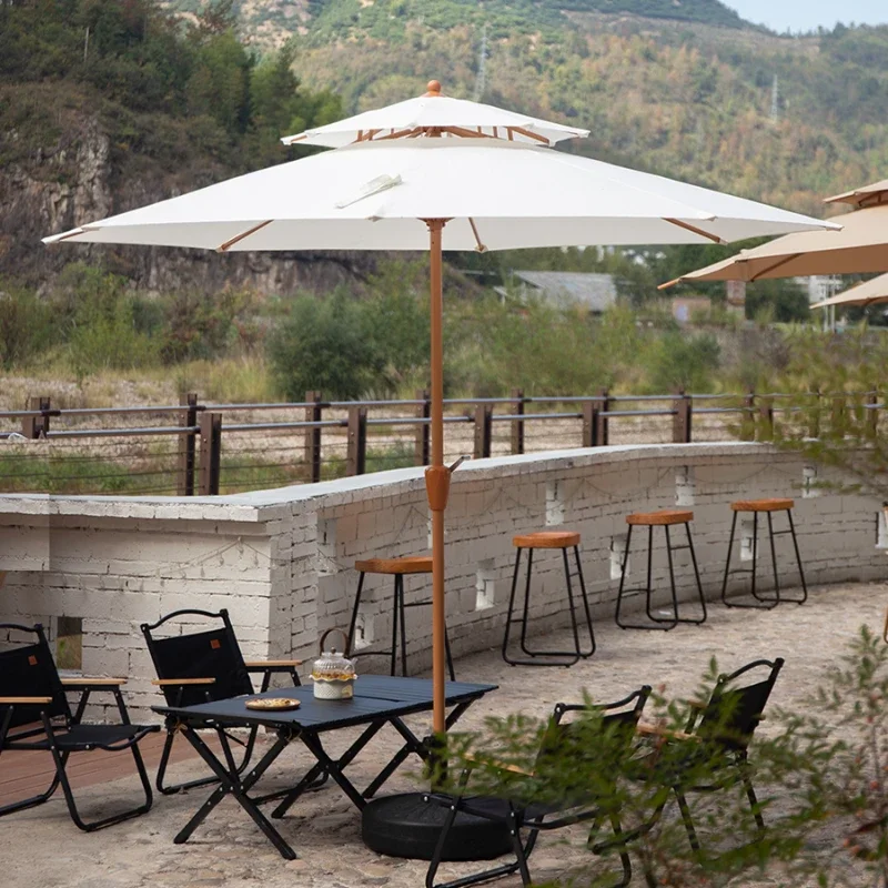 B & B Outdoor Umbrella, Comercial Stall Umbrella, Pátio, Terraço, Sol, Mercado Noturno, Stall