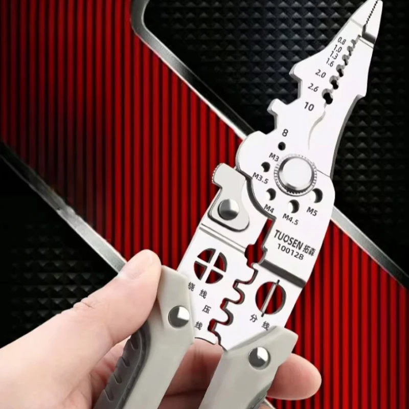 Multi Functional Electrician Pliers For Wire Splitting And Stripping, Specialized For Electricians