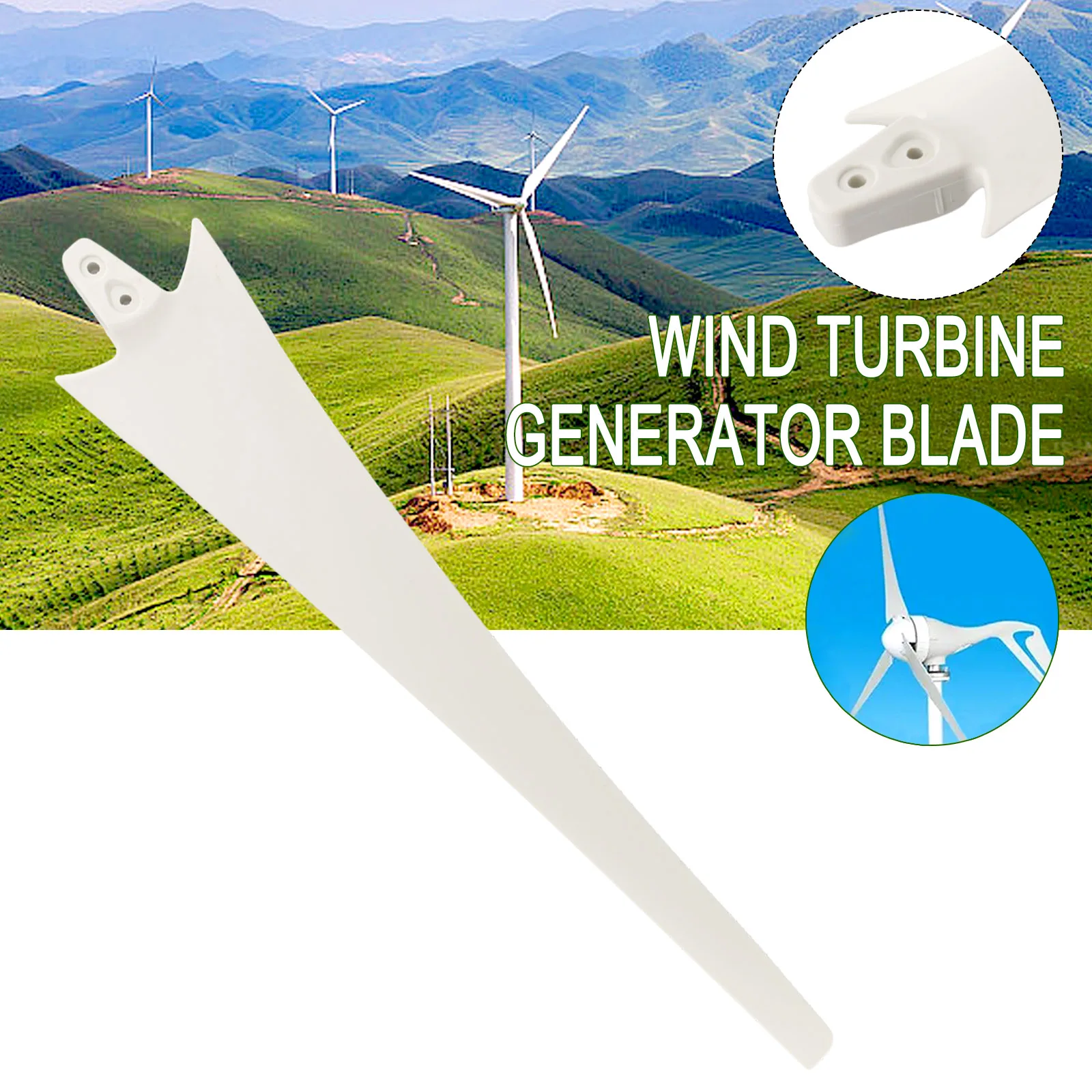 High Quality Wind Blades Blades FRP Fiberglass Mixture Low Starting Torque Replacement Repeller Blades Robust Unusually Light