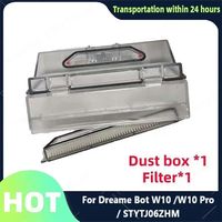For Dreame Bot W10 / W10 Pro / STYTJ06ZHM Dust Box Hepa Filter Parts Self-Cleaning Robot Vacuum And Mop Accessroies