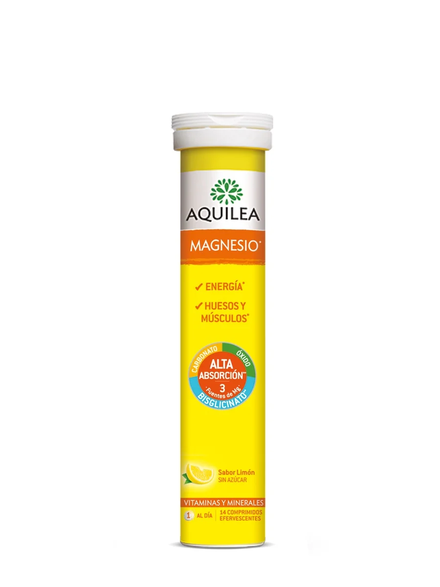 Aquilea magnesium effervescent 300 mg 14 tablets-energy and protection for muscles and bones