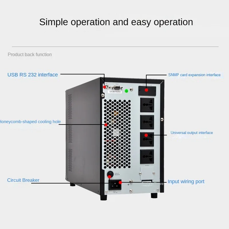 Shanker SC3K ups uninterruptible power supply 3000VA_2400W Enterprise office computer server power supply backup ups