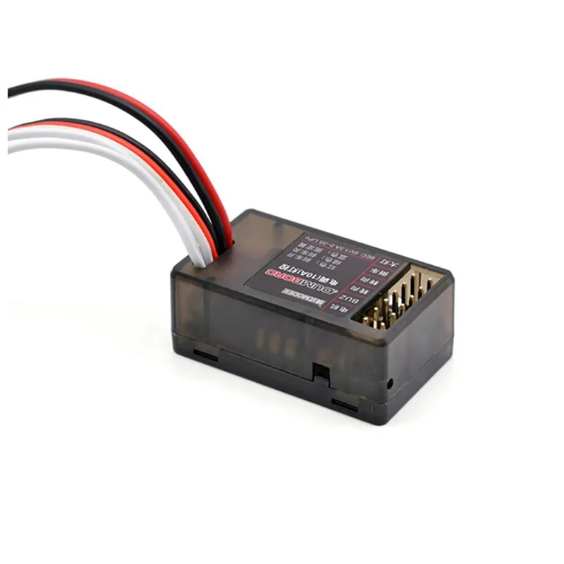 Excellent-10A แปรง ESC 2S 3S 12V Dual Way Speed Controller เบรค LED สําหรับ RC รถเรือถังอุปกรณ์เสริม