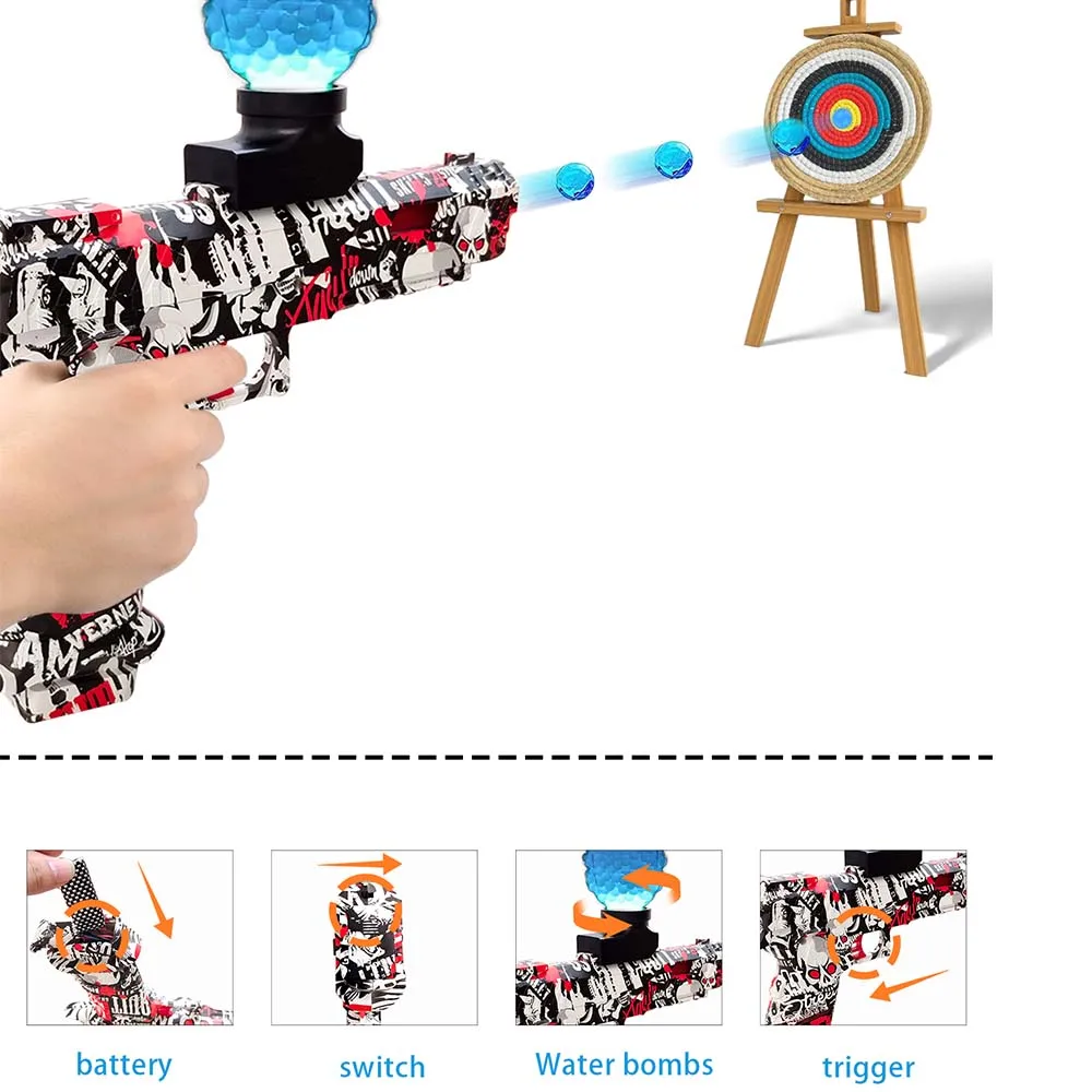 Elektrische Kugel Blaster Pistole Pistole Tiktok Spielzeug pistolen für Kinder Drops hipping Kinder Geburtstags geschenke