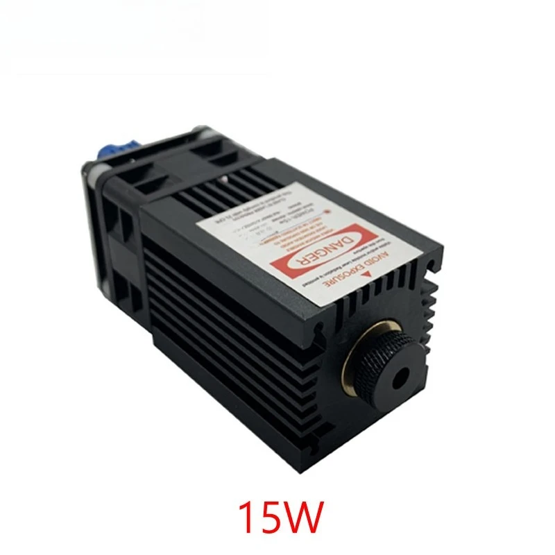 New 15W fixed-focus high-power laser metal PWM adjustable focus engraving machine module with integrated driver