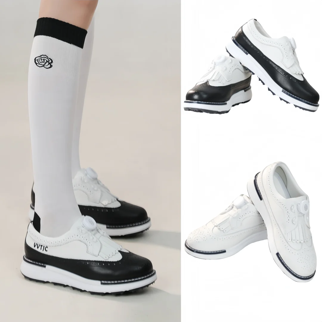 

New original golf shoes Korean version tassel comfortable, non slip, breathable, height increasing women's shoes for outdoor spo