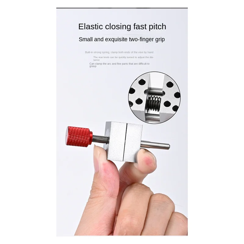 AC88-Hobby Model Craft Tool Mini Bench Vise All Metal Precision Production Handhold Clamping Tools For Assembly Model