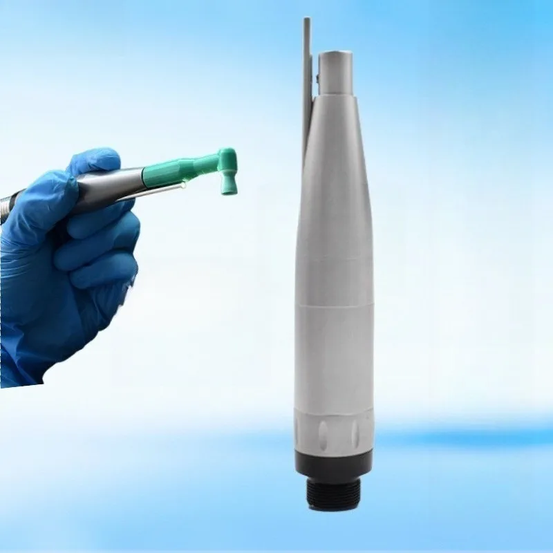 Dental Air Motor Handpiece LED Light Pneumatic Polishing Handpiece Dental Polisher Handle for Dentistry Clinic Use