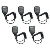 Lot 5pcs 2 Pin K Type Shoulder Remote Handheld PTT Mic Speaker Microphone For Kenwood Baofeng UV-5R BF-888s RT-5R H777 Ham Radio