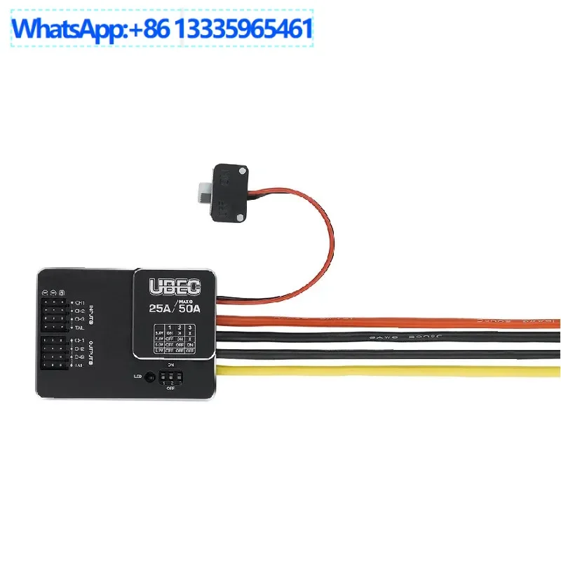 

Hobbywing external 10A 2-6S25A UBEC supports 3-18S lithium battery, external BEC