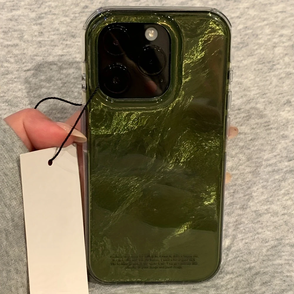 Green Graffiti Background Letters Phone Case For iPhone 17 Pro Max 16 15 14 13 12 11 XS X XR 7 8 Plus 16E 17 Air Hard Back Cover