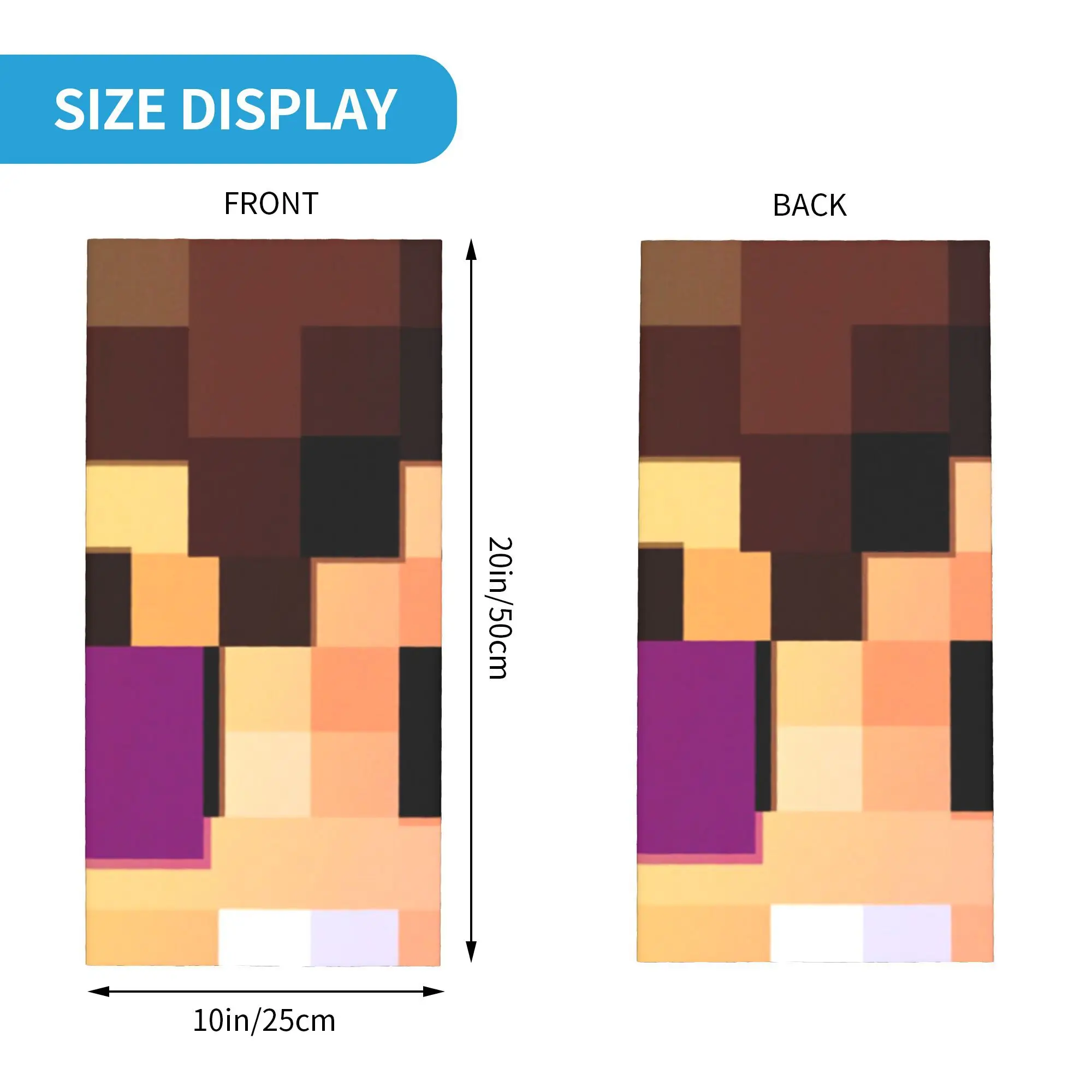 Vegetta Karmaland باندانا الرقبة الجراب المطبوعة وشاح سحري متعدد الاستخدام أغطية الرأس ركوب للرجال النساء الكبار الشتاء