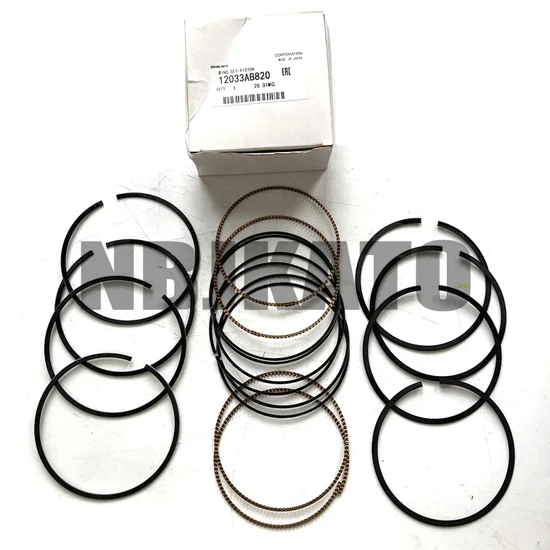 NBJKATO Brand New Piston Ring Set 12033AB820 For Subaru Forester Legacy Impreza Outback 2000-2013