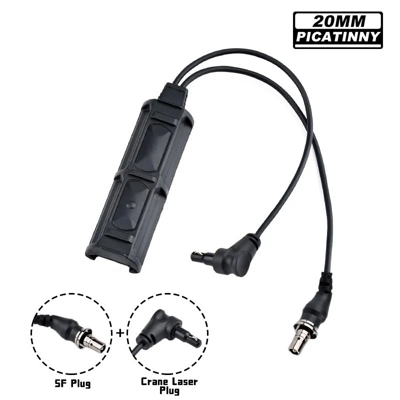 Interruptor de presión dual para linterna táctica y láser PEQ/DBAL/OGL - imagen 2