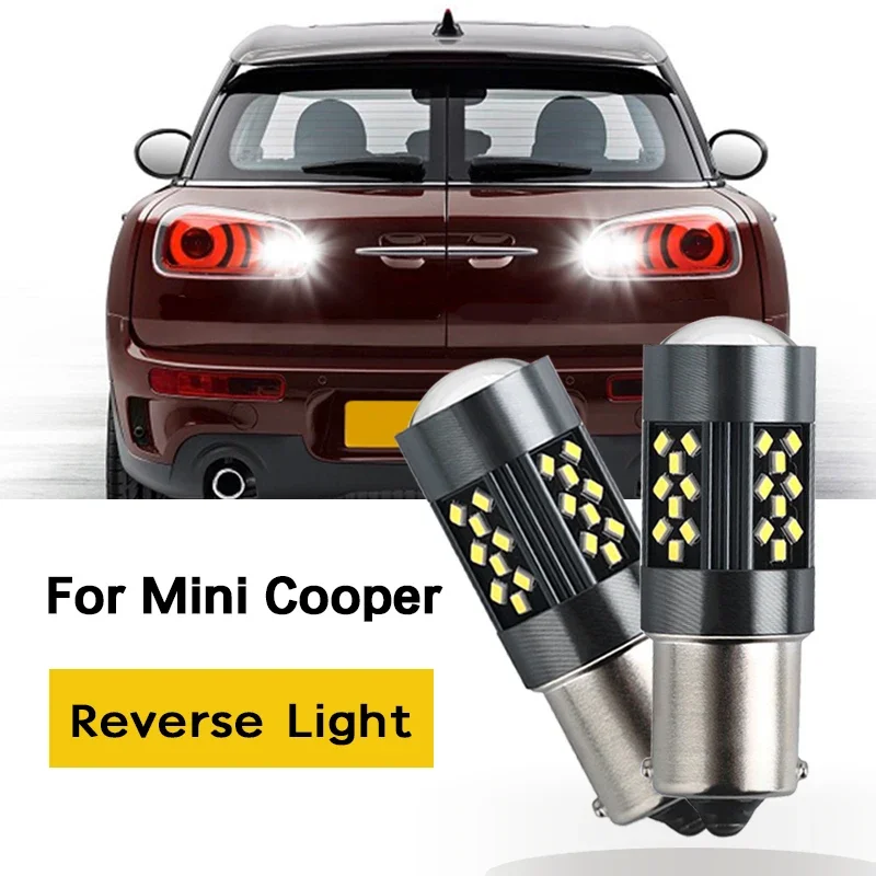 2pcs LED Reverse Light Blub Backup Lamp P21W BA15S 7506 Canbus For Mini Cooper R50 R53 F55 F56 R56 F54 R55 F57 R57 F60 R60 R61