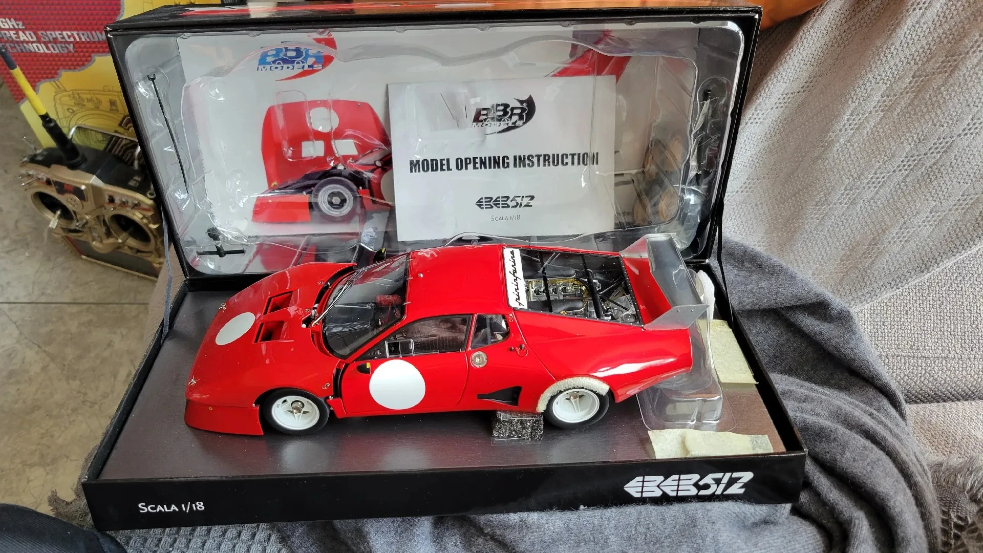 BBR 1:18 BB512 LM 1979 Red Simulation Limited Edition All Open Alloy Metal Static Car Model Toy Gift