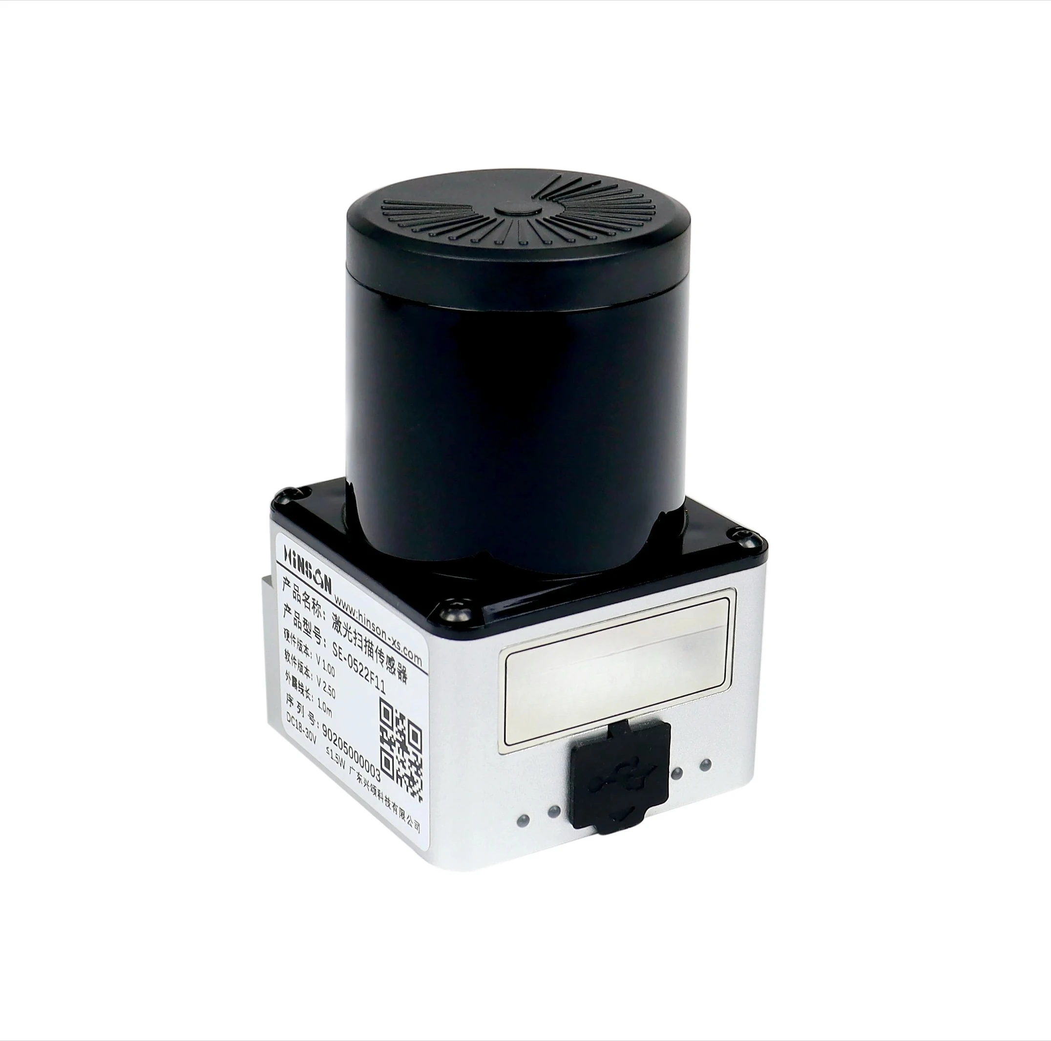 

HINSON LIDAR with 270 Degree10m Obstacle Detection New technology can filter dust and rainwater Navigation Laser Scan Sensor