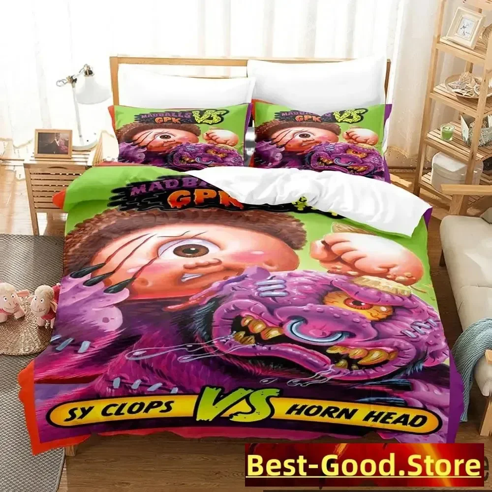 

3D Print Garbage Pail Kids Bedding Set Boys Girls Twin Queen King Size Duvet Cover Pillowcase Bed boys Adult