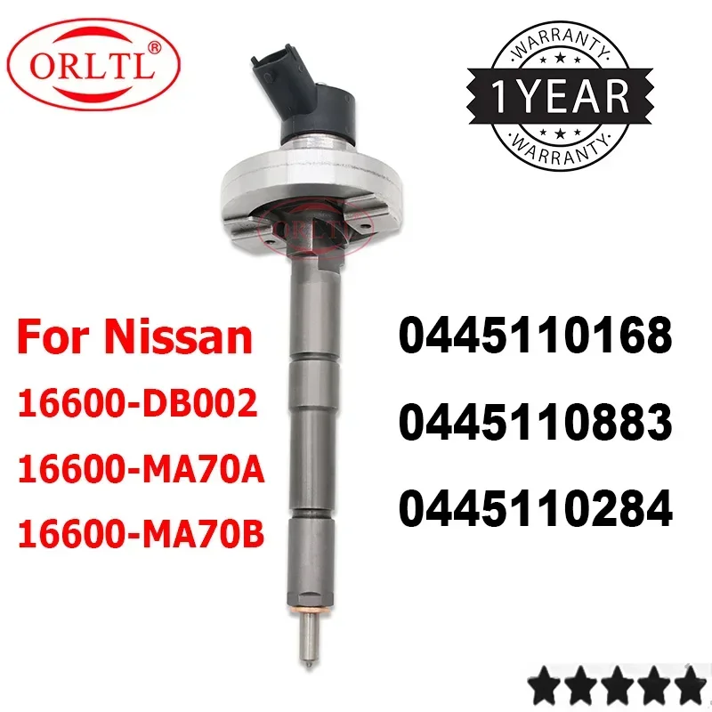 

ORLTL 0445110284 16600-MA70A NEW Diesel Fuel Injector 0445110883 0445110168 For Nissian