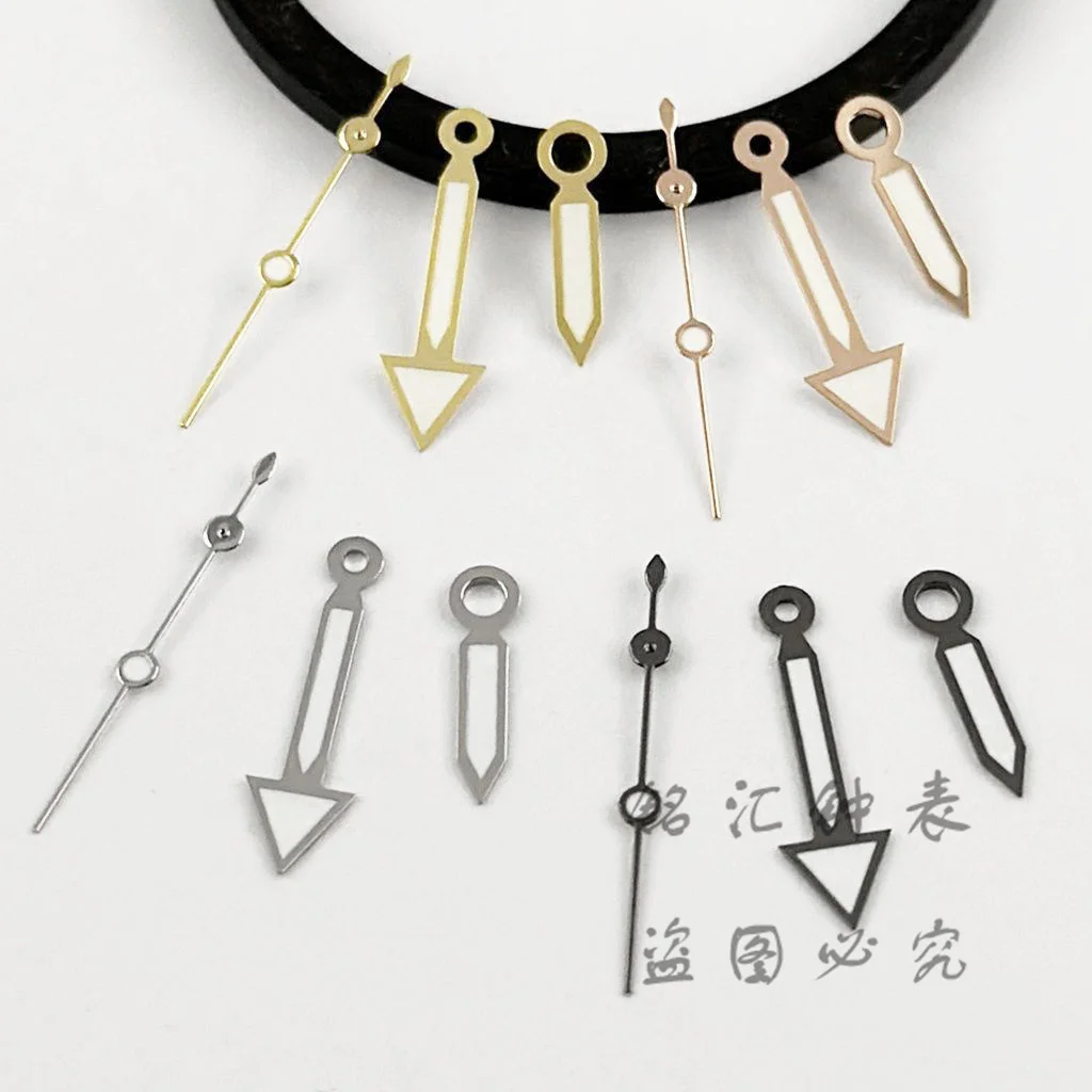 

NH35 Hands Silve Rose Gold Gun Gold Watch Hands For NH35 NH36 4R35 4R36 7S26 7S36 Movement Watches Pointers Green Luminous