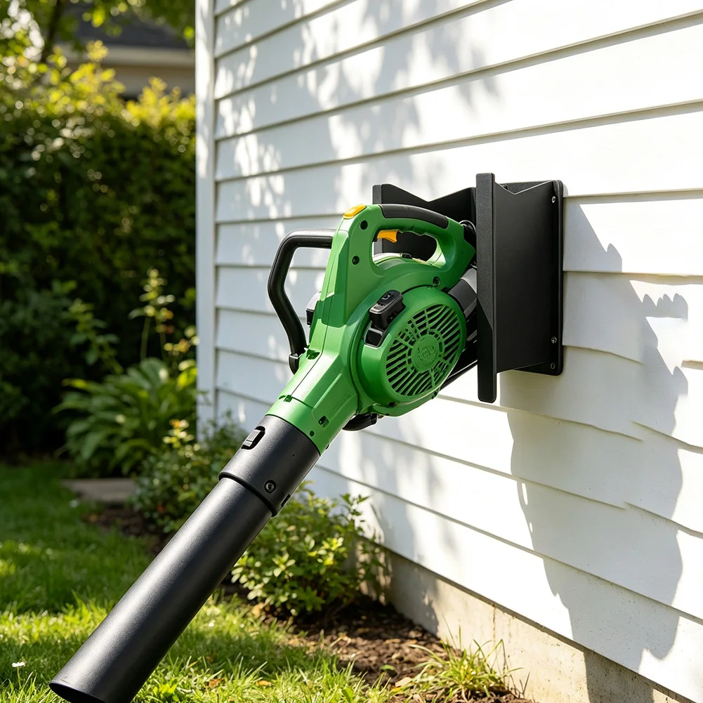 Metal Blade Blower Wall Bracket For The 765 CFM For Power And LB7654 And LB7650  Blade Blower Garage Wall Storage Bracket