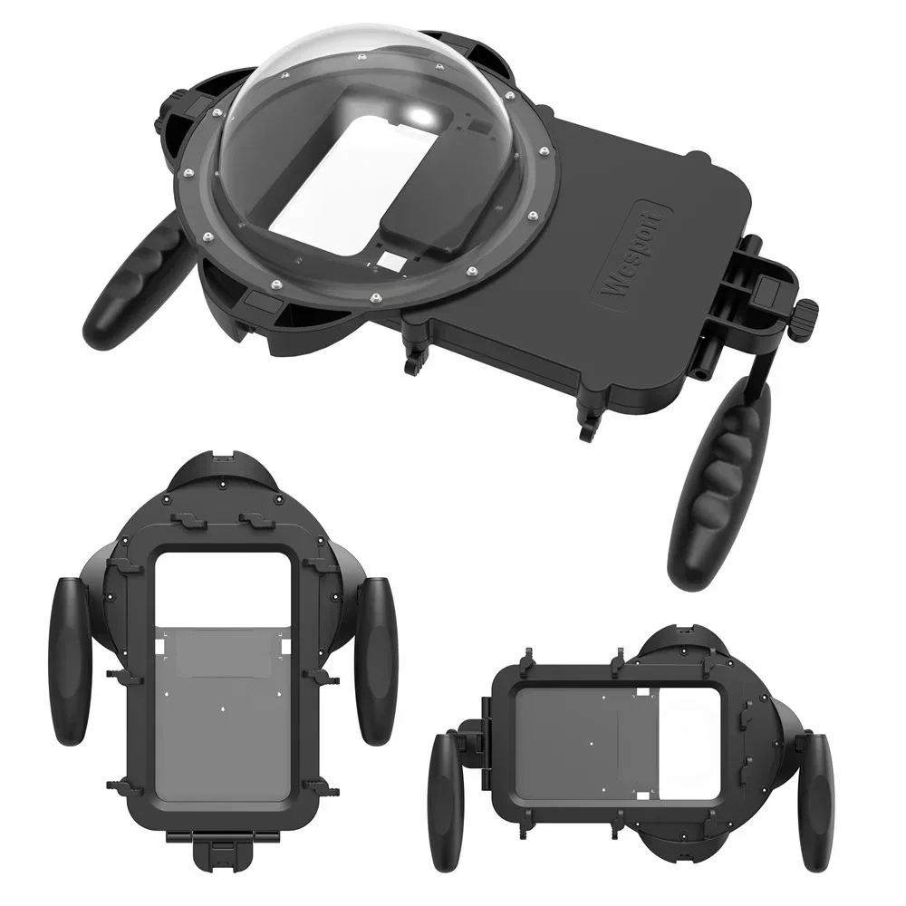 Smartphone Dive Housing Case Handle Grip HD Light Transmission Filter 3M Waterproof Underwater for Dome 4.5-7.0