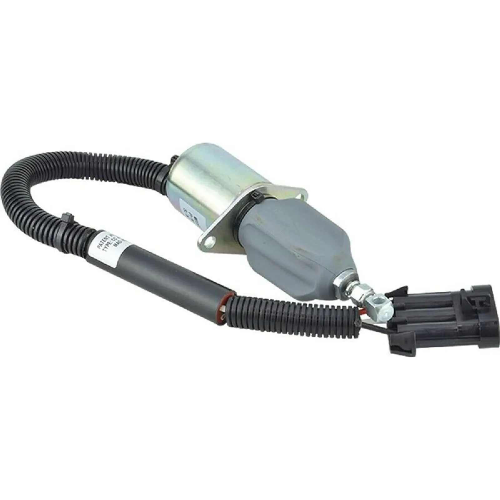 12V Shutoff Solenoid Valve SA-4806-12 SA480612 Compatible with Kubota Various Volvo Skid Steer Super L Loader Engine