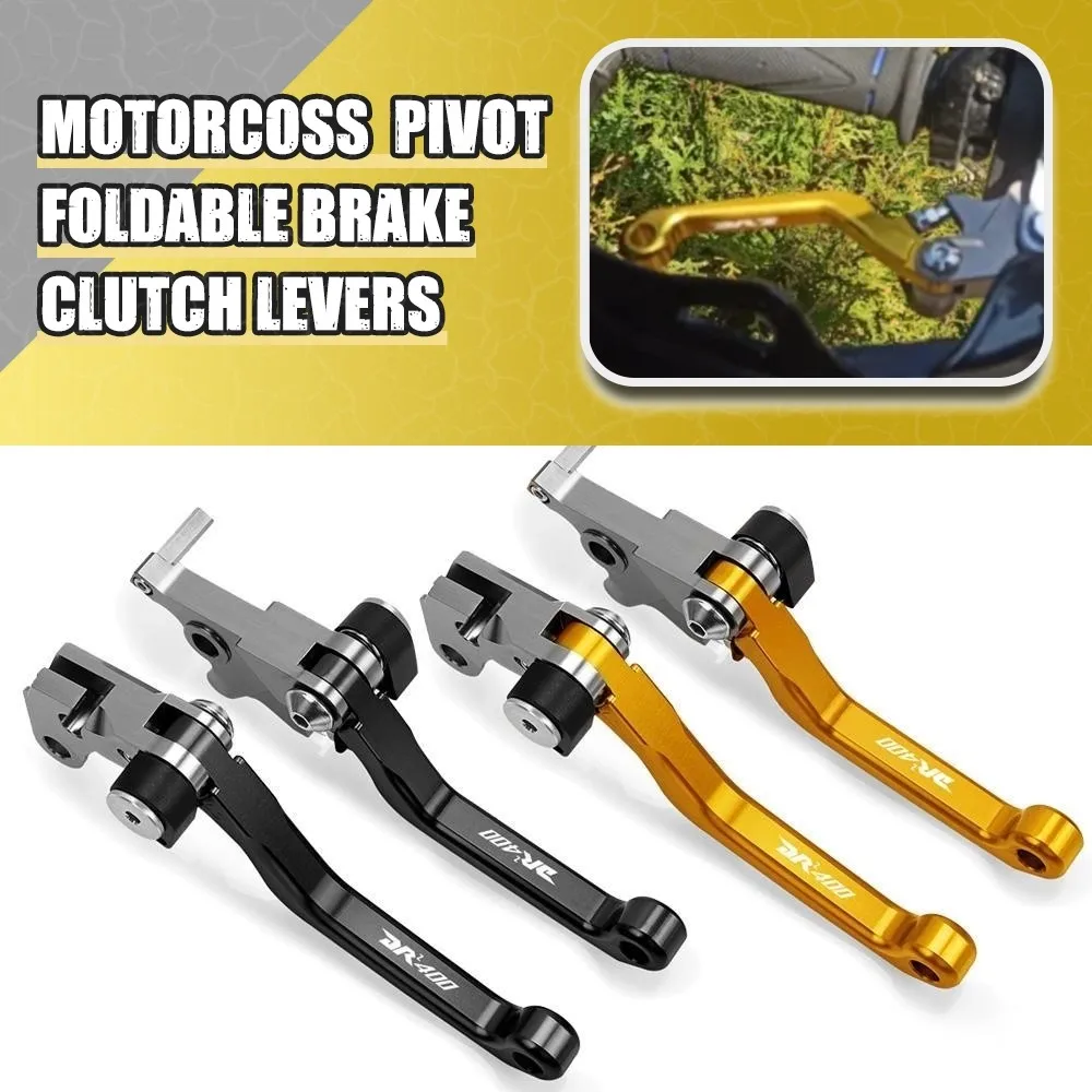 DRZ400 2000-2017 2016 CNC Aluminum New Motorcoss Pit Dirt Bike Pivot Foldable Brake Clutch Levers For SUZUKI DRZ 400 Accessories