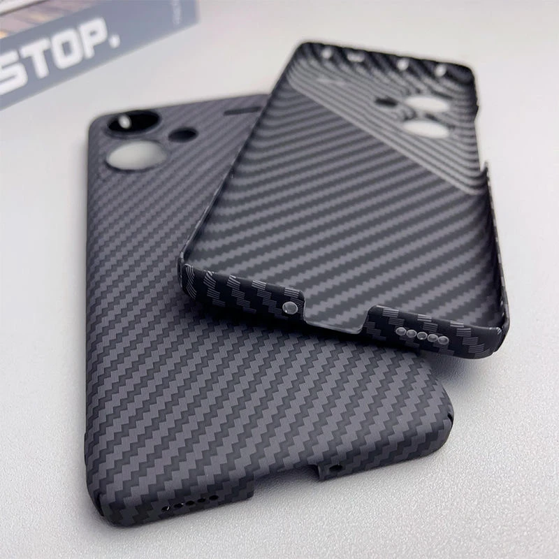 Cover For Xiaomi Redmi Note 13 Pro Plus Case PC Carbon Fiber Texture Pattern Matte Hard Phone Case Slim Thin Shell Bumper