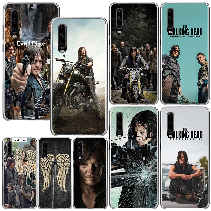 The Walking Dead Daryl Dixon Phone Case For Huawei P30 P40 P20 P10 Lite Mate 20 10 Pro Y5 Y6 Y7 Y9S P Smart Z Fundas Back Cover