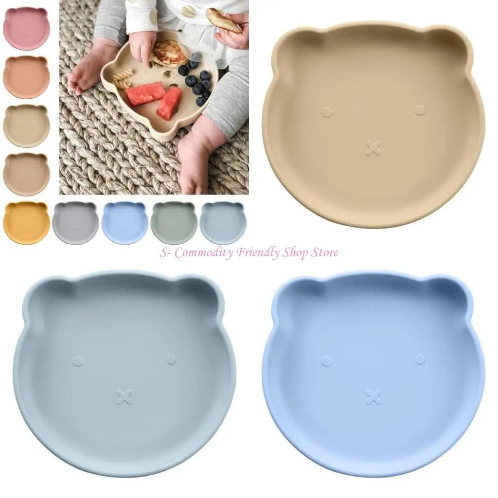 

85ae детская всасывающая тарелка без скольжения силиконовой малыш