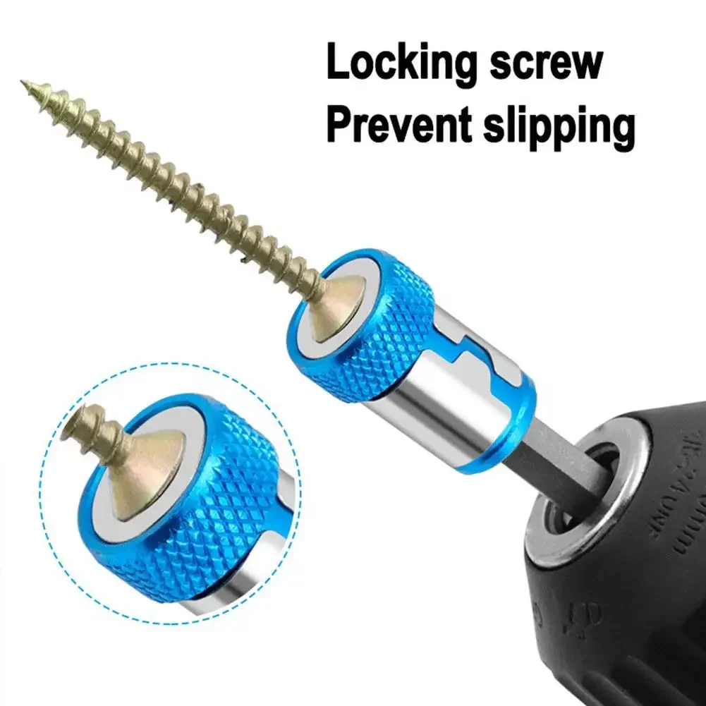 Magnetic Screwdriver Bit Magnetizer Ring，Removable Metal Magnetizer Tool for Screwdriver Heads，Enhanced Grip Accessory