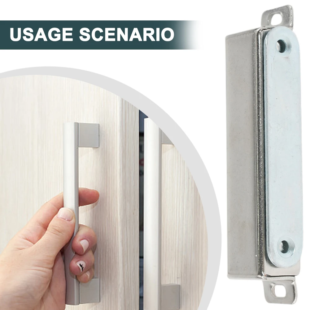 Hot New Magnetic Catch Cabinet 01A Models 1pc Stainless Steel Balcony Furniture Kitchen Magnets Chrome Cupboard
