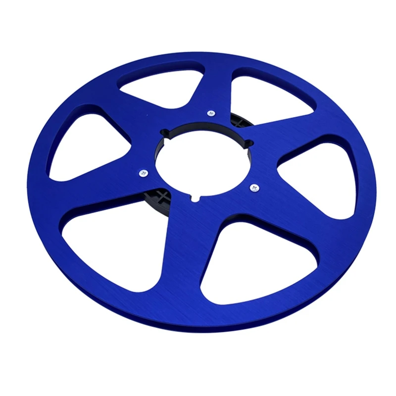 1 Piece New Analog Audio 10.5Inch X ¼Inch Metal Tape Reel -NAB HUB Open Reel (Blue)