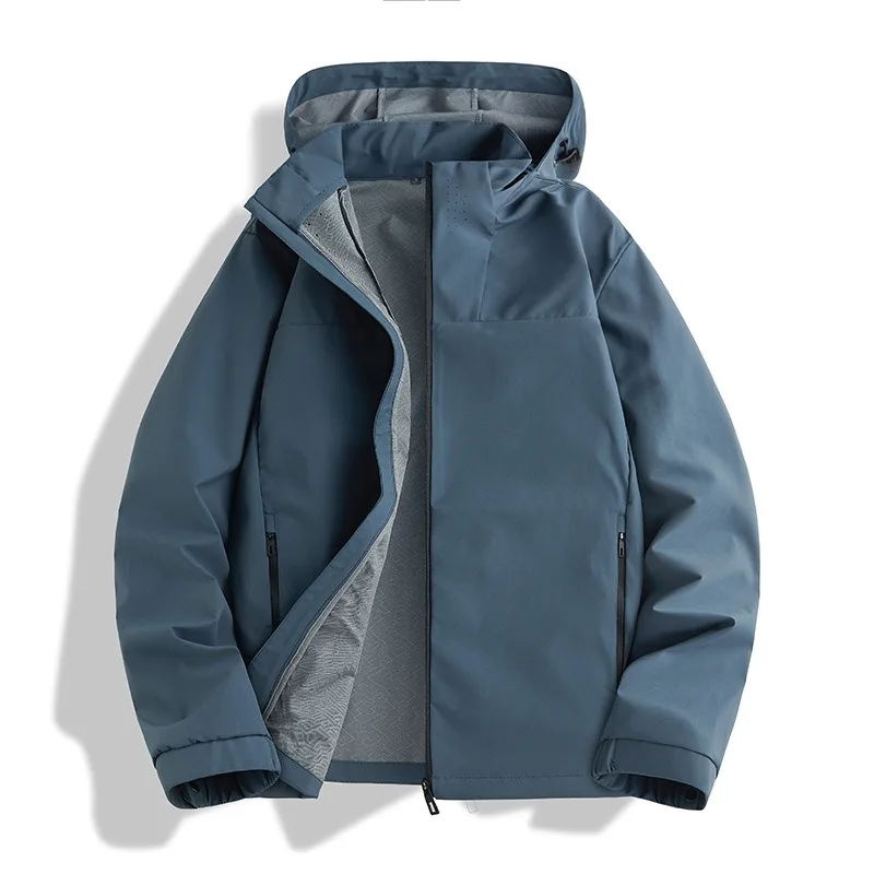 

Men's Mountaineering Jacket Warm Windproof Waterproof Breathable Simple Outdoor Camping Hiking Camping Men's Cycling Jacket