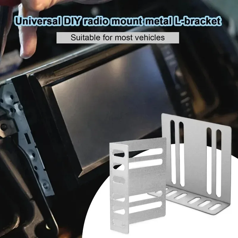 Solid Double Din Car Radio Holder Frame MP5 Bracket for 2 Din Stereo Universal Mount Auto Audio Replacement Fitting Spares Parts - view 4