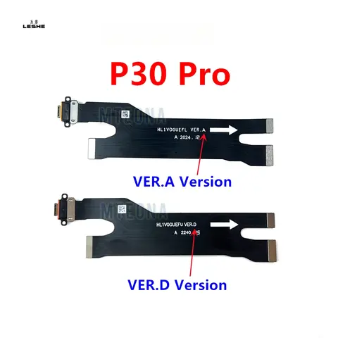 USB Charging Dock Flat Cable For Huawei P30 Pro Tail Plug Small Board Charg Connector Flexible Ribbon